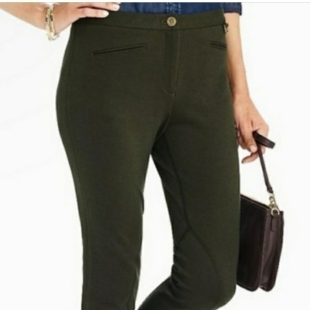 Talbots size 24W green riding style pants